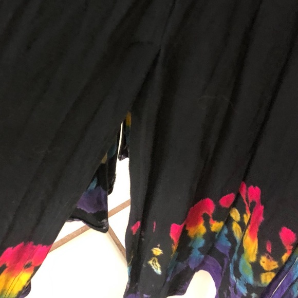 Long Tie Dye Skirt with Slits - Picture 10 of 10